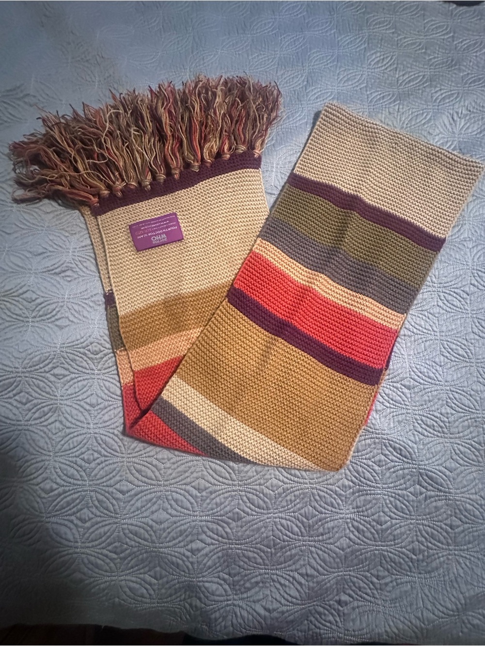 Doctor Who Fourth Doctor Official Licensed Lovarzi Oversized Scarf Tom Baker